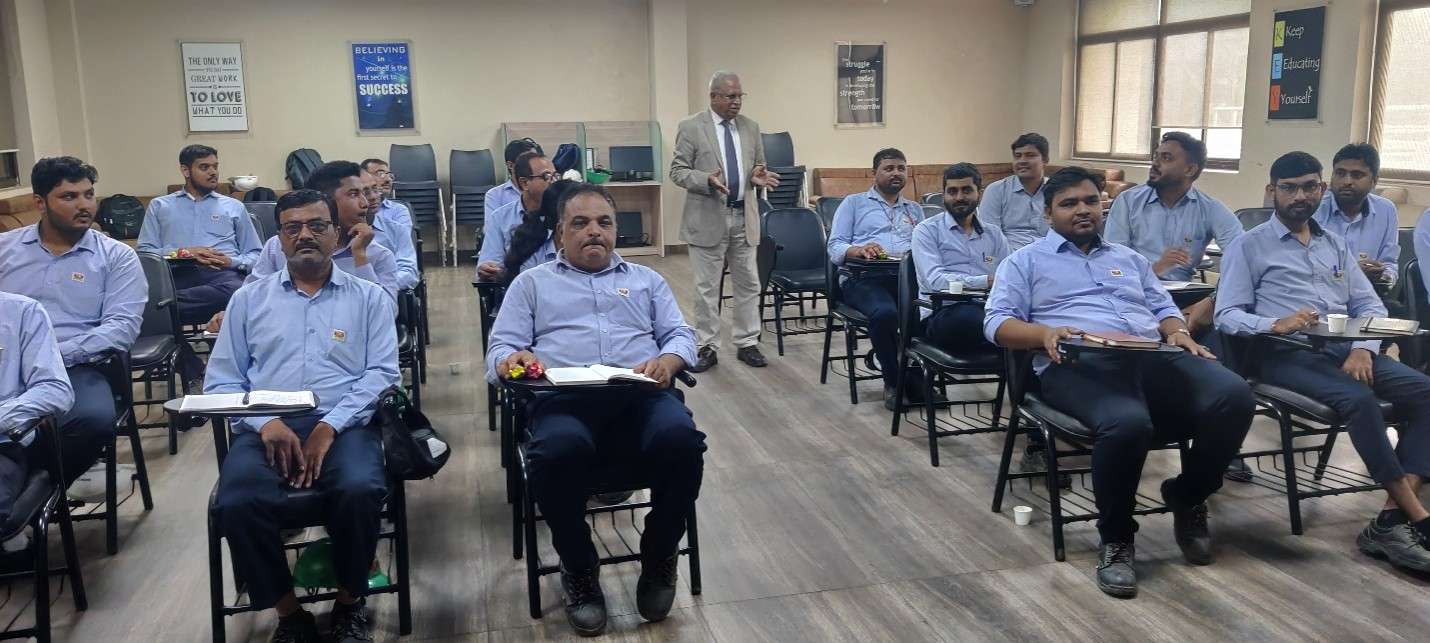 Workplace Safety Training Workshop With Employees And Instructor