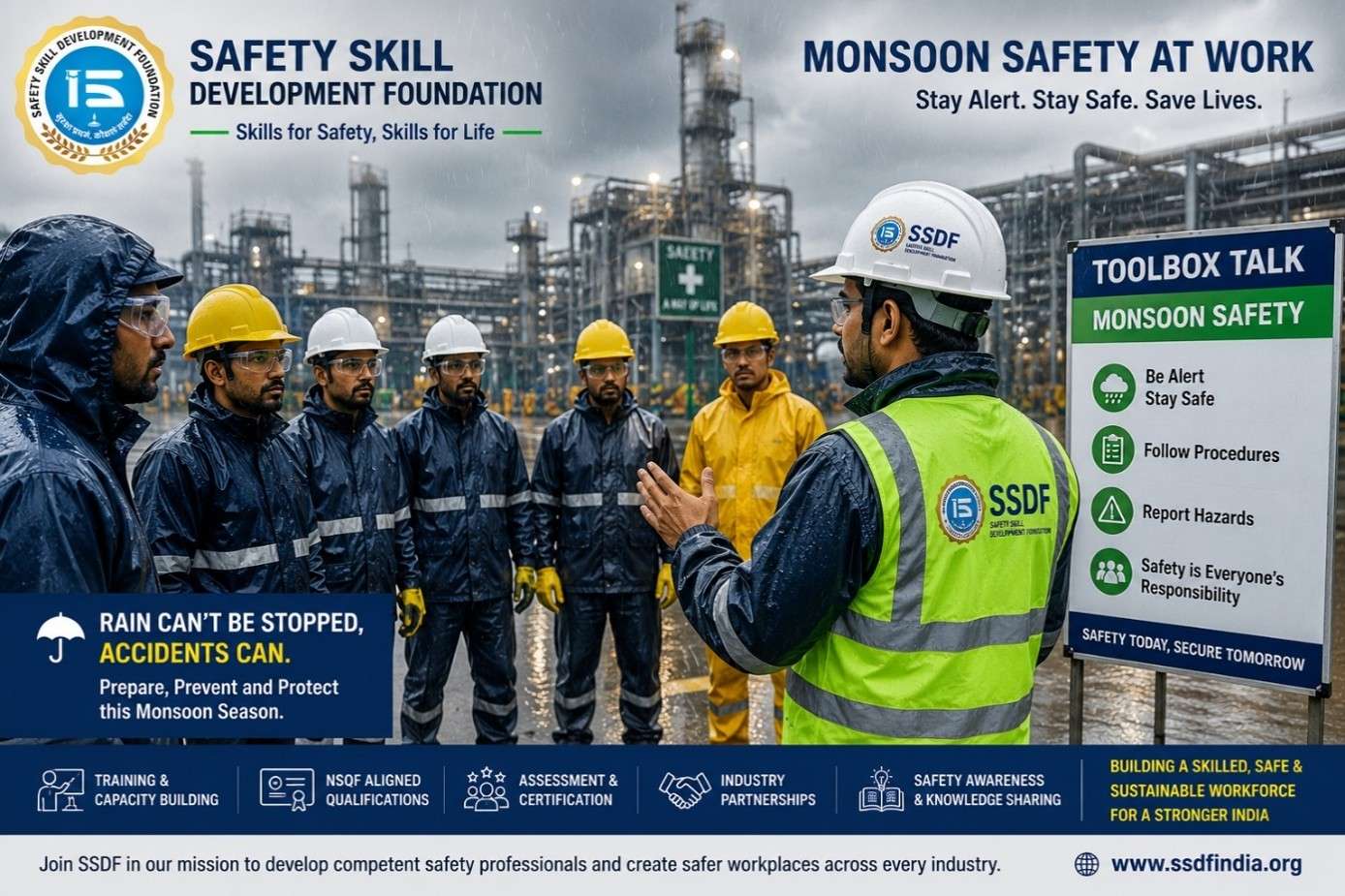 Monsoon Safety At Work
