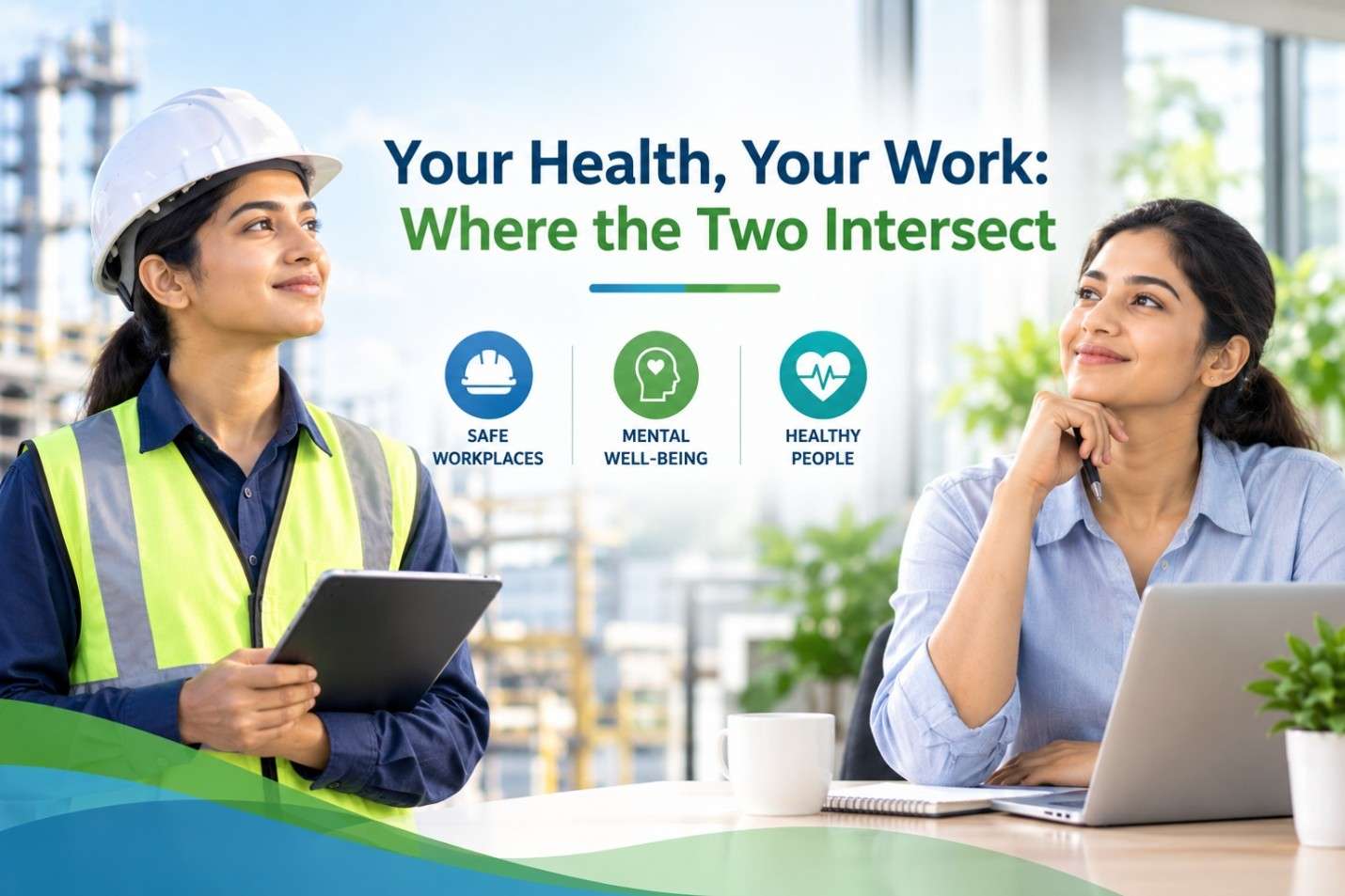 Workplace occupational health supporting safe workplaces, mental well-being and healthy employees