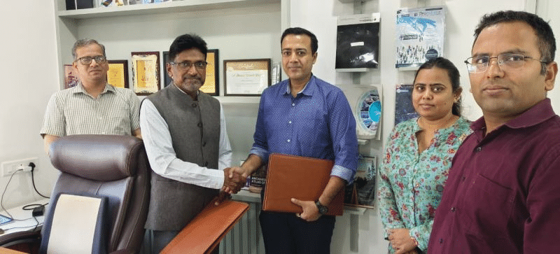 SSDF and Asset Author Pvt. Ltd. representatives during MoU signing for EHS assessment and certification